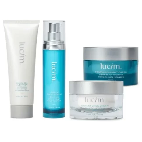 Image du Set Lucim Soin de la Peau Boost comprenant 4 produits Lucim
